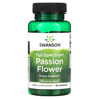 Swanson, Vollspektrum-Passionsblume, 500 mg, 60 Kapseln