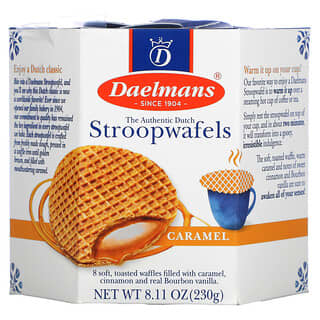 Daelmans, Stroopwafels, Caramel, 8 Waffles, 8.11 oz (230 g)