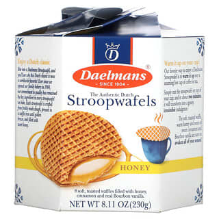 Daelmans, Stroopwafels, Miel, 8 gofres, 230 g (8,11 oz)