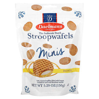 Daelmans, Mini Stroopwafels, Mel, 150 g (5,29 oz)