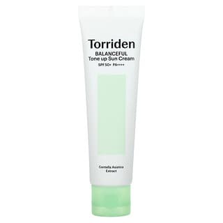 Torriden, Crema solar equilibrante para tonificar, FPS 50+ PA ++++`` 60 ml (2,02 oz. Líq.)