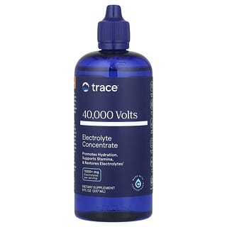 Trace Minerals ®, 40,000 Volts, Electrolyte Concentrate, 8 fl oz (237 ml)