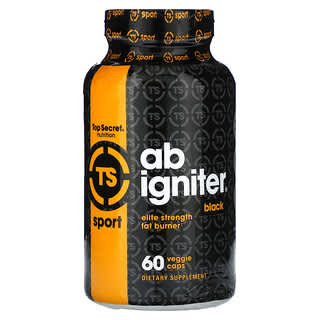 Top Secret Nutrition, Ab Igniter, чорний, 60 веганських капсул