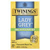 Twinings, Chá Preto Com Sabor, Lady Grey, Descafeinado, 20 Saquinhos de Chá, 40 g (1,41 oz)