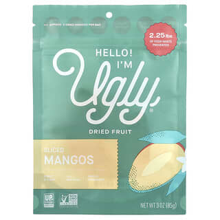 Hello! I'm Ugly, Dried Fruit, Sliced Mangos, 3 oz (85 g)