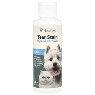 NaturVet, Eliminador de manchas de lágrimas, Tópico, Aloe, Para perros y gatos, 118 ml (4 oz. líq.)