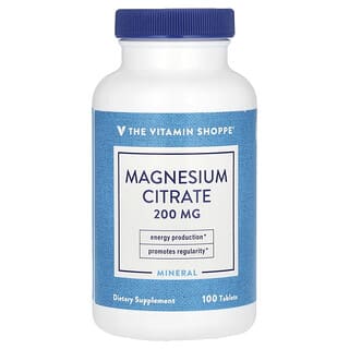 The Vitamin Shoppe, Magnesiumcitrat, 200 mg, 100 Tabletten