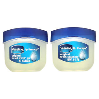 Vaseline, Lip Therapy, Baume à lèvres original, Lot de 2, 7 g chacun