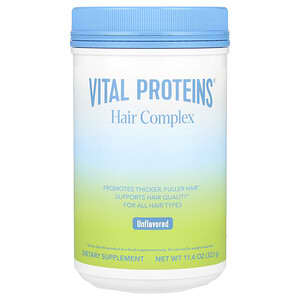 Vital Proteins, Complejo para el cabello, Sin sabor, 323 g (11,4 oz)'