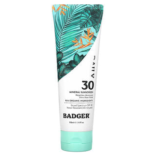 Badger, Diariamente, Protetor Solar Mineral, FPS 30, 118 ml (4 fl oz)