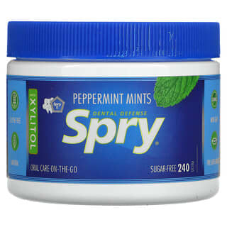 Xlear, Spry, Peppermint Mints, Sugar Free, 240 Pieces