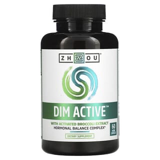 Zhou Nutrition, DIM Active, complexe d'équilibre hormonal, 60 gélules végétales