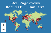 Locations of visitors to this page