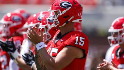 Georgia’s Carson Beck ties school record in rout of Tennessee Tech