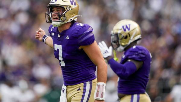 Will Rogers passes for 4 TDs, Washington routs Eastern Michigan 30-9