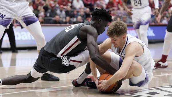 Bamba, Gueye lead Washington St. past rival Washington 56-51