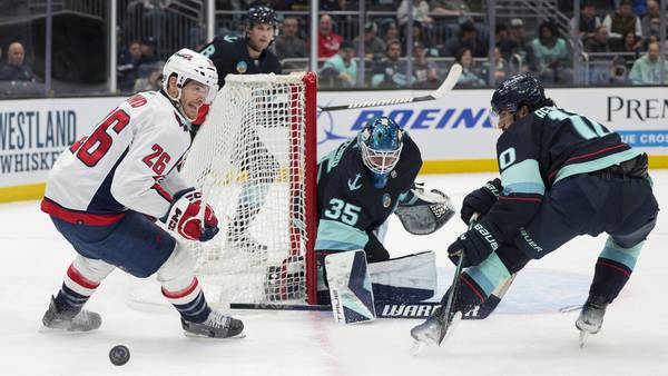 Connor McMichael scores on 3rd period breakaway to give Capitals 2-1 win over Kraken