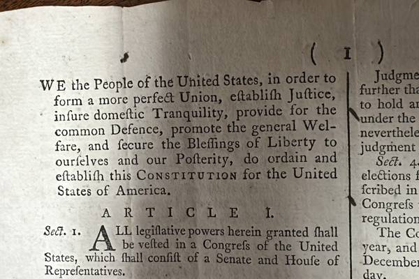 A rare copy of the US Constitution went missing for centuries. Now it's being auctioned for millions