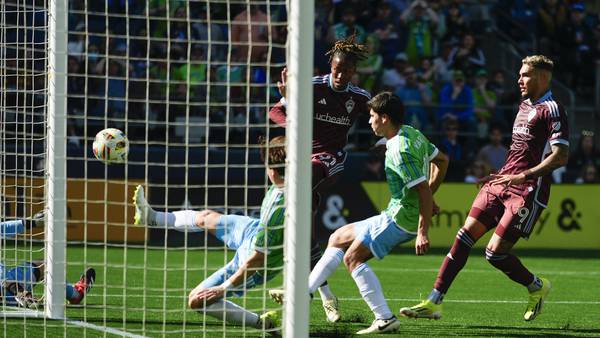 Cabral’s late goal nets 1-1 draw for Colorado Rapids with Sounders in Seattle