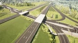 I-90 to SR 18 divergent diamond interchange opening near Snoqualmie