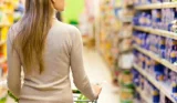 woman at supermarket