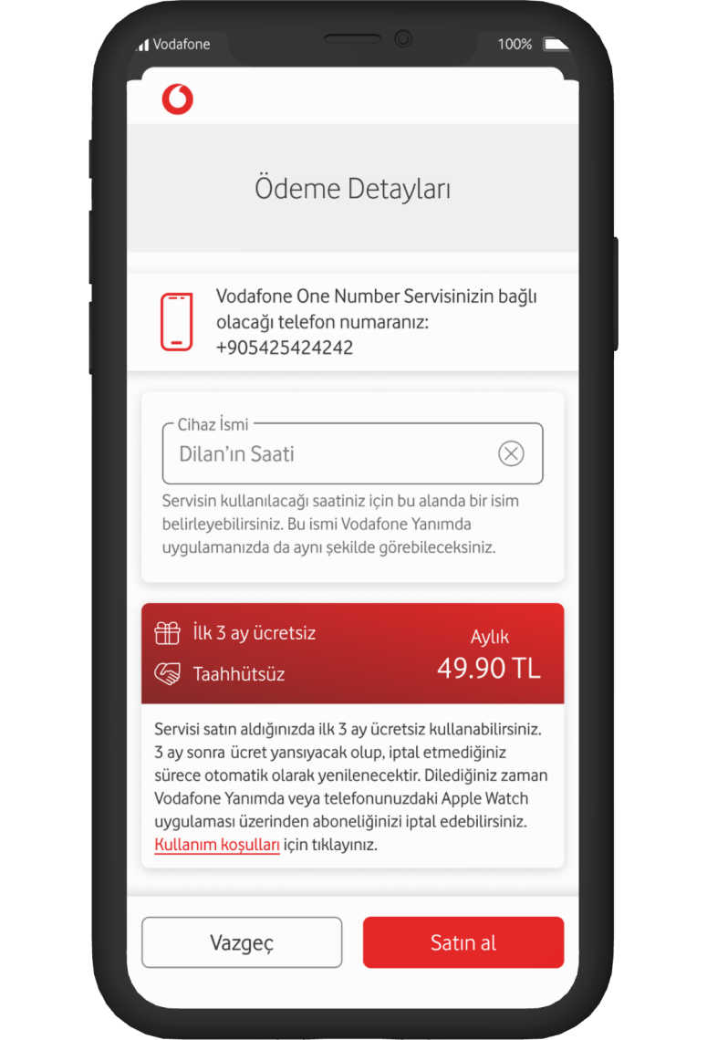 Servis ve Ödeme Detayları