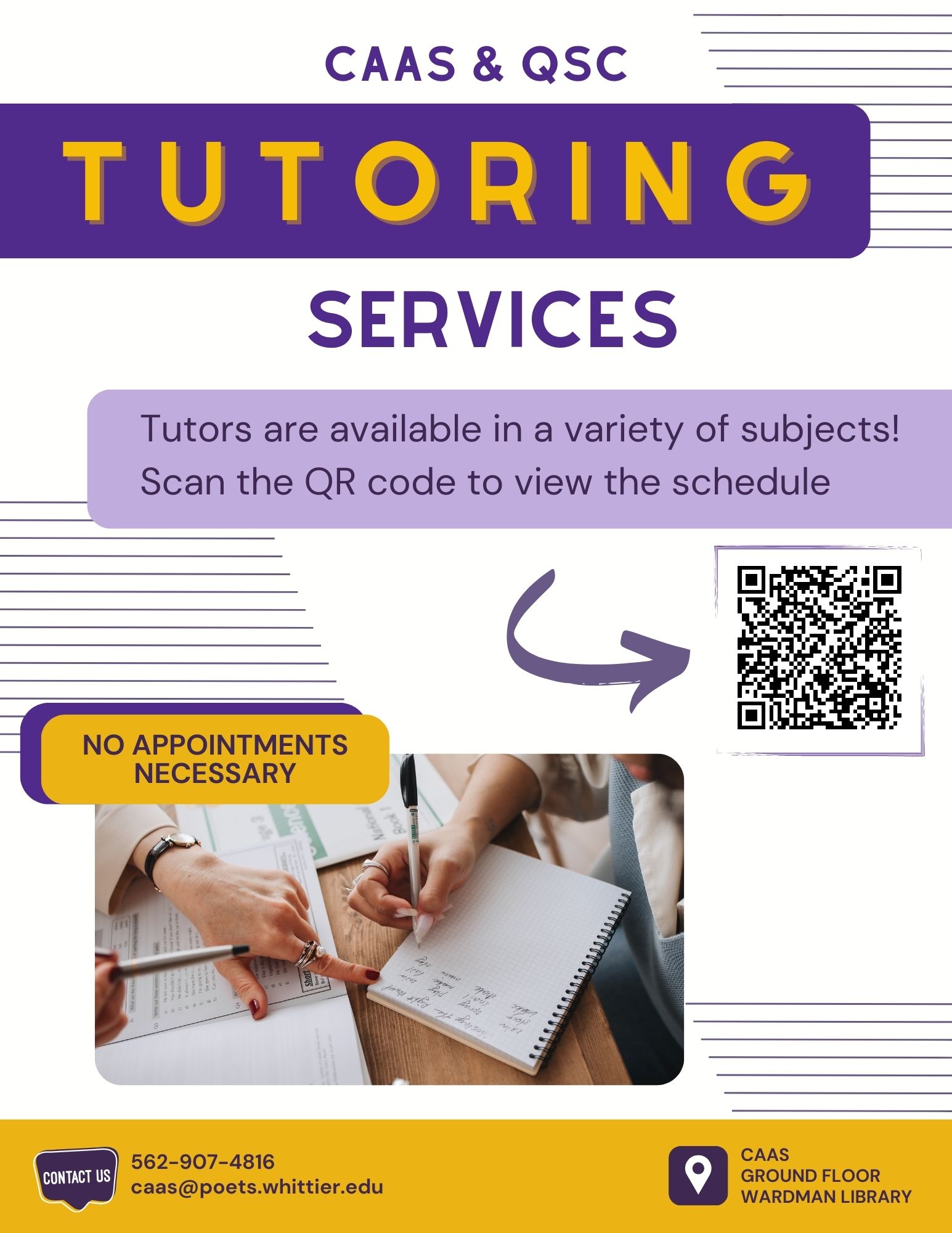 tutoring hours at CAAS