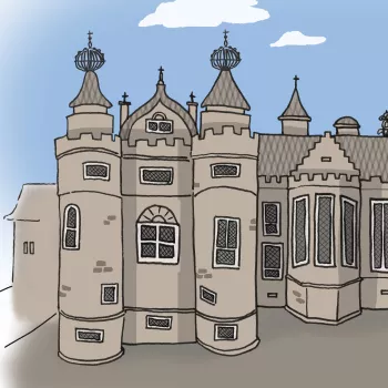Illustration of Holyrood Palace