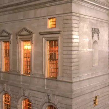 Close up of Queen Mary's Dolls House