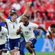 Los jugadores de Inglaterra celebran tras vencer a Suiza en los penaltis en la Eurocopa 2024. (Bradley Collyer/PA Wire)