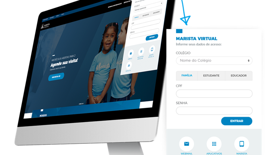 Marista Champagnat disponibiliza plataforma online e pacote office 365 a estudantes da Educação Infantil ao Ensino Médio.