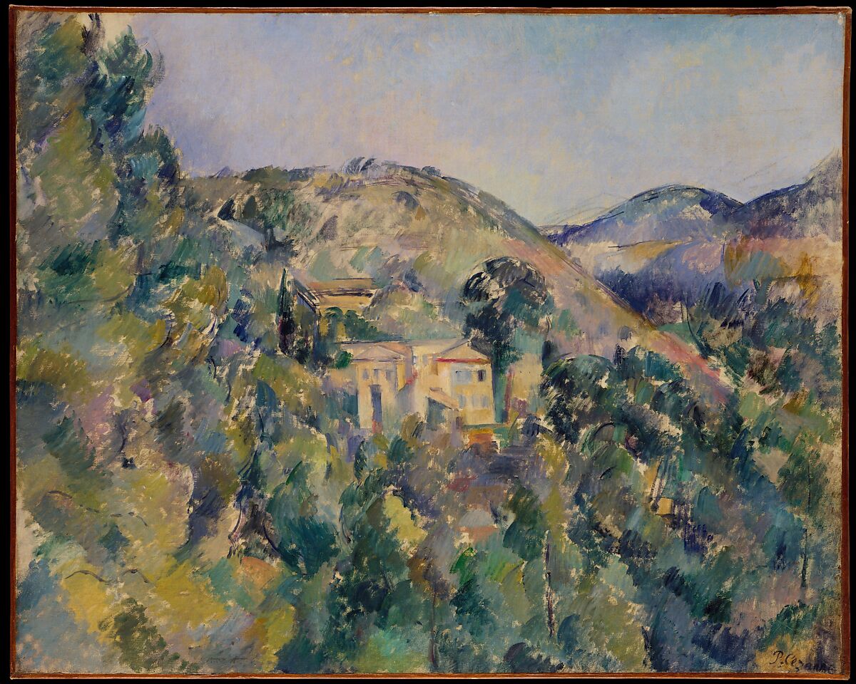 View of the Domaine Saint-Joseph, Paul Cézanne  French, Oil on canvas