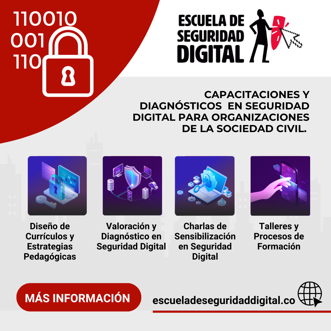 gráfica alusiva a Escuela de Seguridad Digital