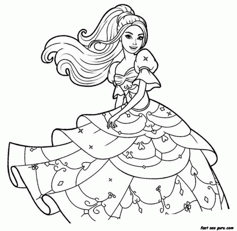 Download Barbie Coloring Pages Pdf - Coloring Home