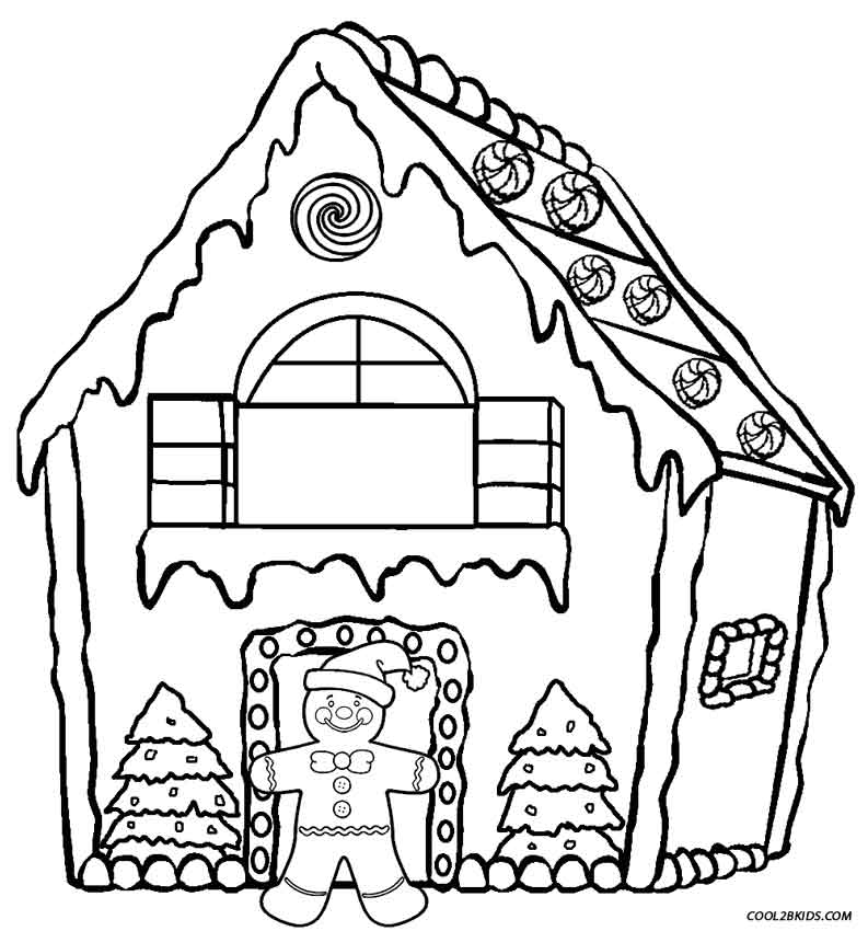 christmas house coloring pages printable coloring pages for all ages coloring home