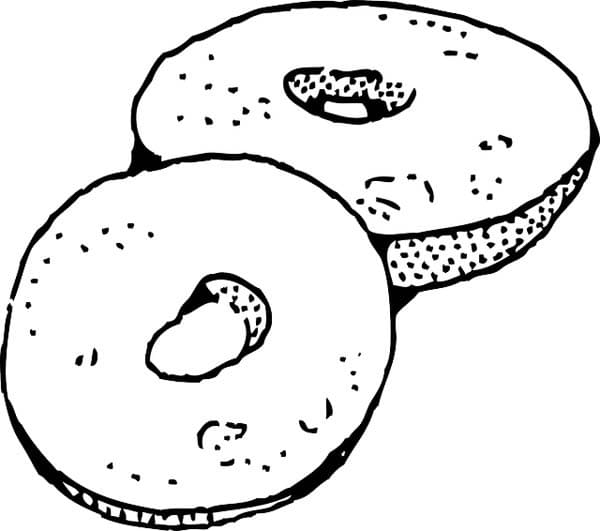 Donuts Free For Kids coloring page