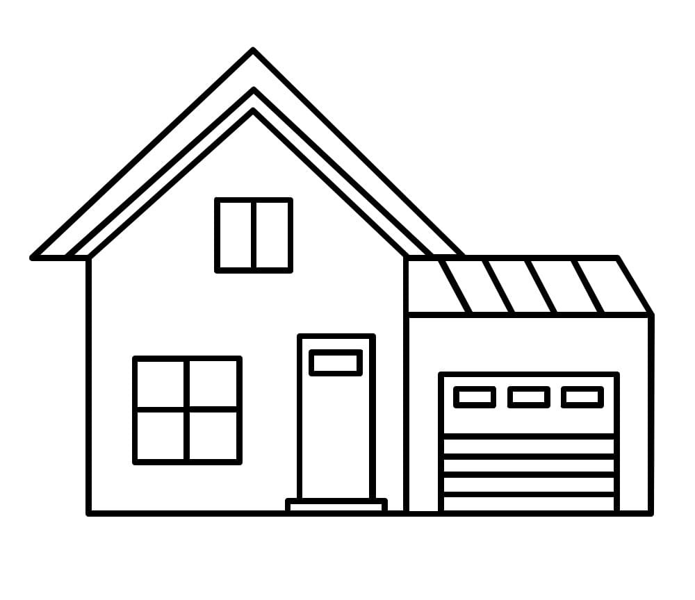 house 1 coloring page free printable coloring pages for kids