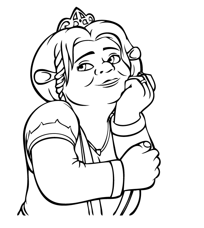 Printable Shrek Coloring Pages