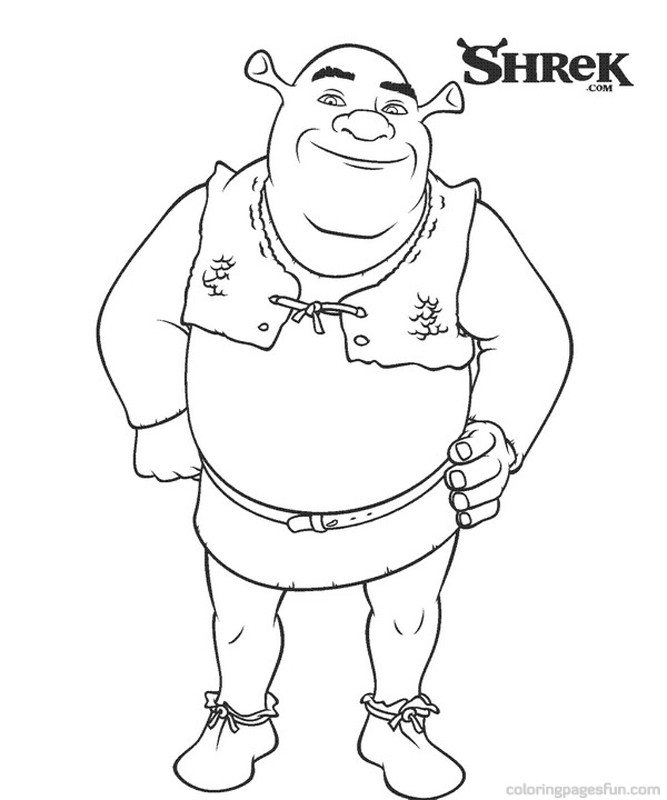 Printable Shrek Coloring Pages - Printable Word Searches