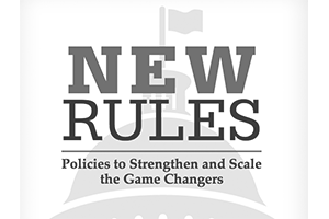 New Rules: Policies to Strengthen and Scale the Game Changers