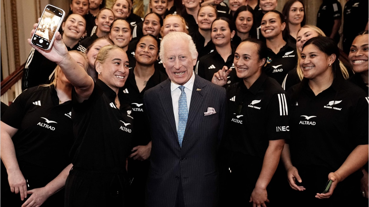 King Charles III receives 'very healing' hug from NZ rugby team