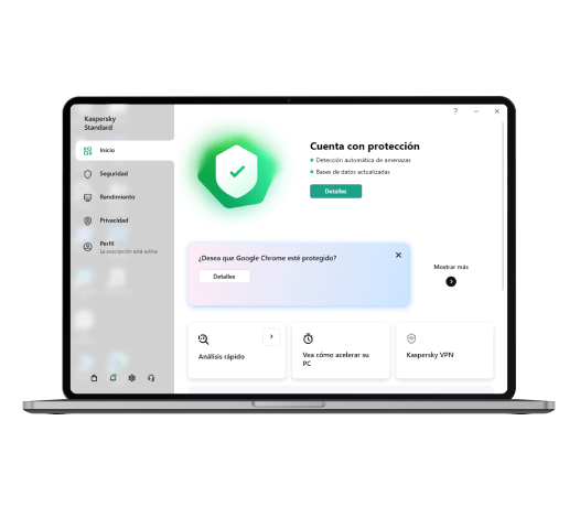 Interfaz de Kaspersky Standard
