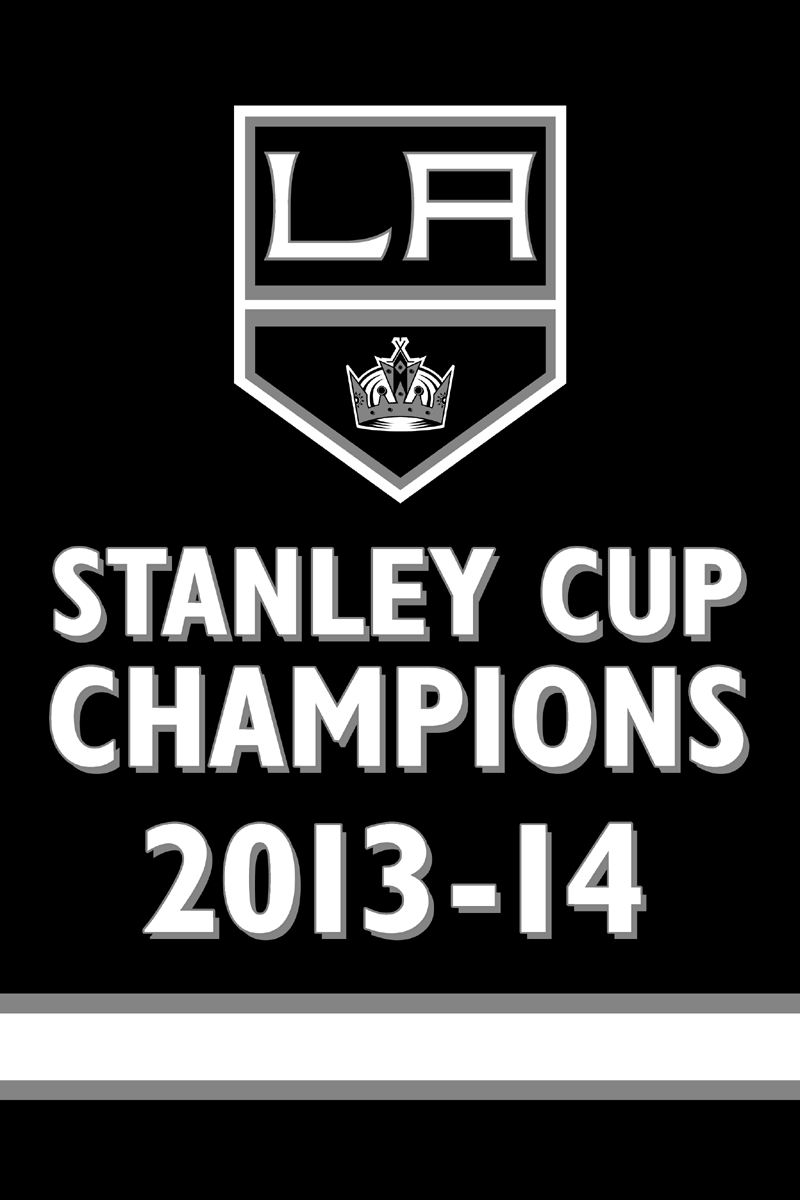 Los Angeles Kings Championship Banner Championship Banner (2013/14) - Los Angeles Kings 2014 Stanley Cup Champions Banner SportsLogos.Net