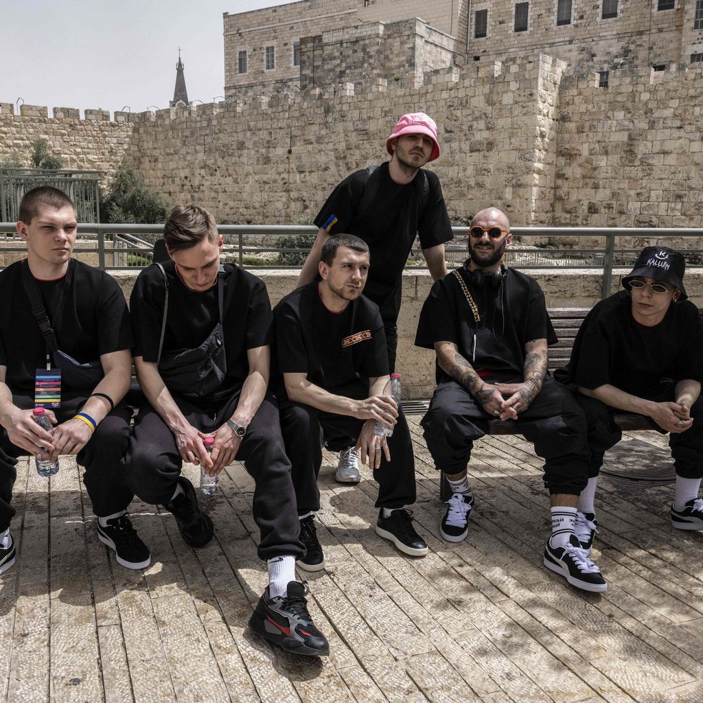 Kalush Orchestra, April 2022 in Jerusalem