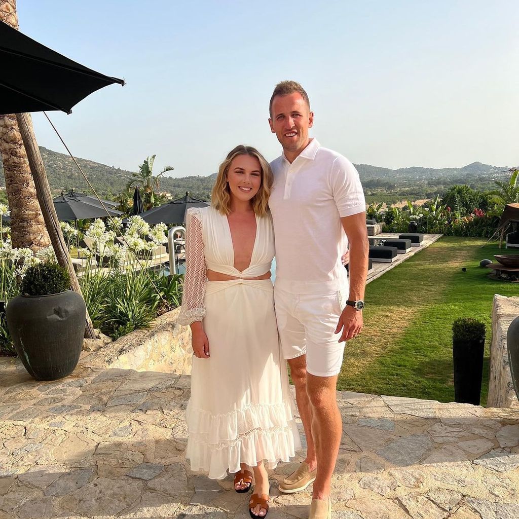 Harry Kane mit seiner Frau Kate