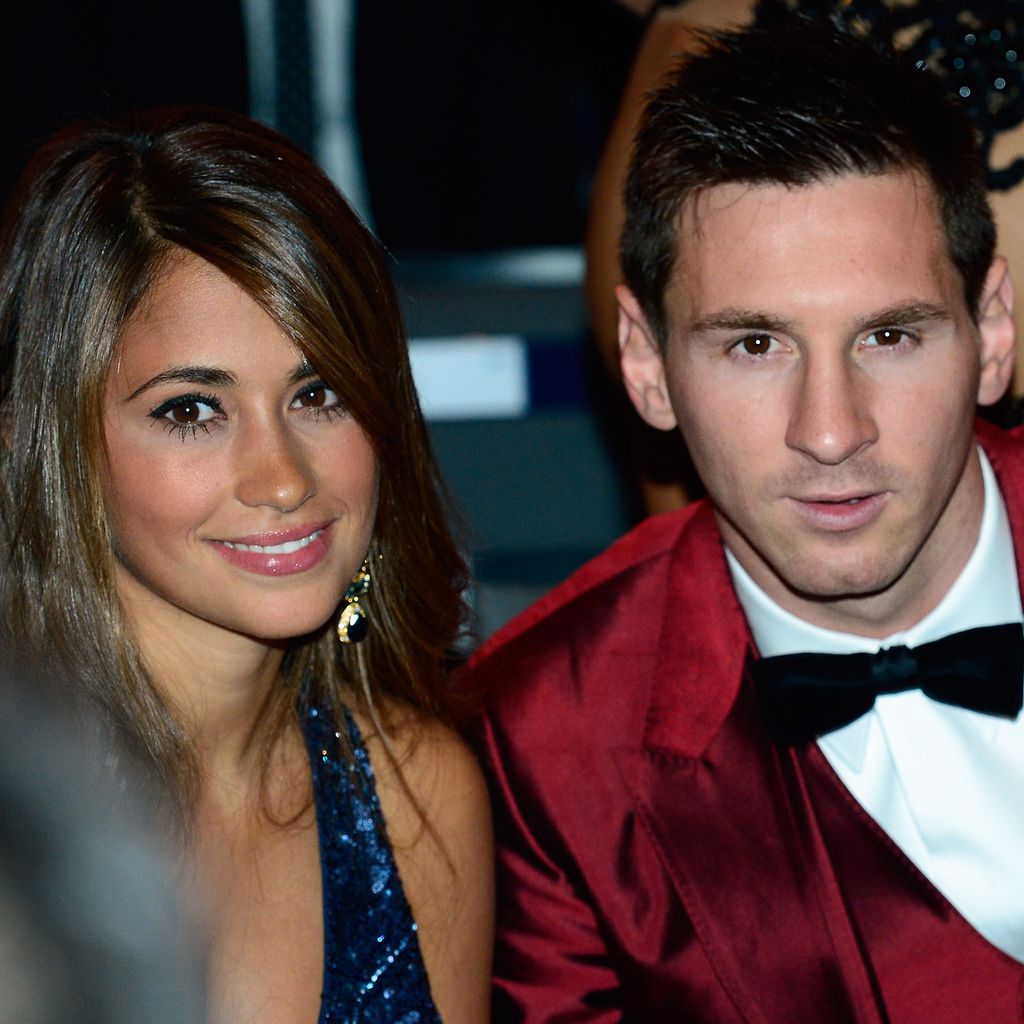 Antonella Roccuzzo mit Fußballer Lionel Messi