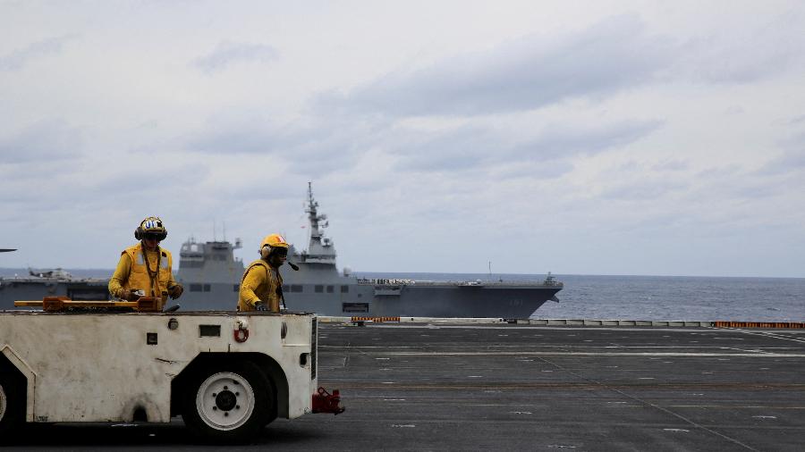 Exercício dos EUA no Oceano Pacífico