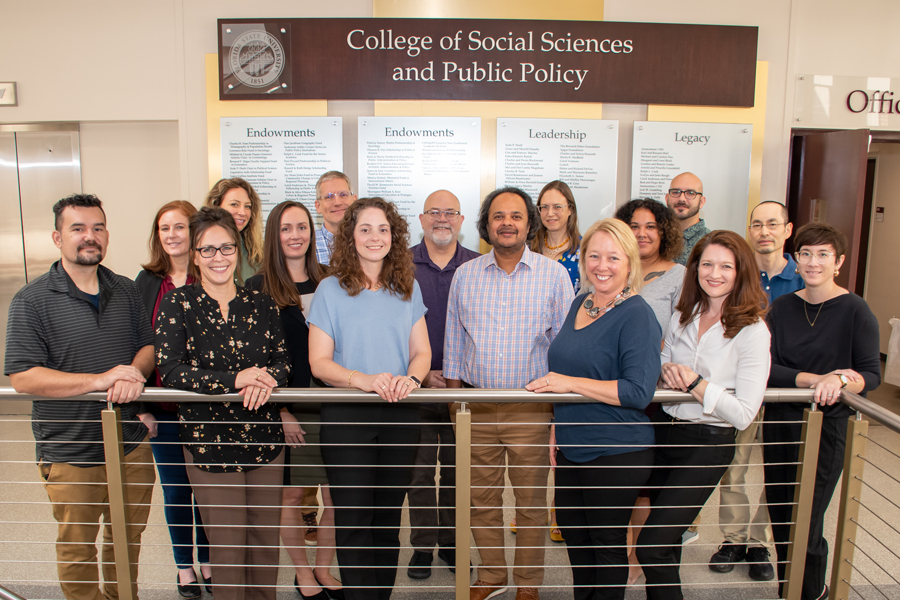 Group photo of Sociology faculty and staff 2022