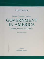 Cover of: Study guide for government in america