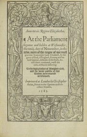 Laws, etc by England and Wales